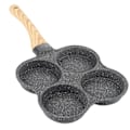 Miniatyrbillede 4 af 8: Non-Stick 4-Huls Æggepande: Perfekt til Induktionsplader og Gasskomfur