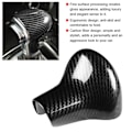 Miniatyrbild 8 av 8: Carbon Fiber Style Interiör Shift Knop Cover Trim Passar för S6/S7 A6L A5 A7 A4L Q7 Q5