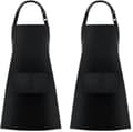 2-pack haklappsförkläden med 2 fickor, Ing Kit-förkläde för kvinnor och män, () #yoga