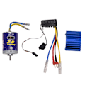 Pikkukuva 1 / 8: Kestävä 540 Harjaton Moottori 45A ESC Sarja 1/10 RC Buggy Truggy Kuorma-auto Crawler Blue