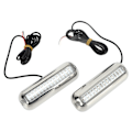 Miniatyrbillede 6 af 8: 2 stk. 42LED Bådhæklys 10‑36V IP68 Vandtæt 1500LM Super Bright Marine Hæklys Blåt Lys