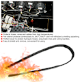 Miniatyrbillede 7 af 8: 1 m sort varmebeskyttelseshylster Fire Braid Flame Heat Shield 16 mm ID 1,5 cm Passer til AN10 brændstofslange