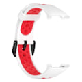 Miniatyrbillede 1 af 7: Udskiftningsremme Kompatibel med Xiaomi Band7 Pro Åndbar Blød Silikon Smartwatch Rem Armbånd Dobbelt Farve