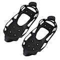 Miniatyrbillede 3 af 8: 1 Par Universal 24 Tands Anti-Slip Is-Klodser Sko Greb Pigge Klodser Kramper til Vandreture Klatring L:39-42