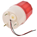 Miniatyrbillede 3 af 8: 5W Roterende LED-lys Trafik Byggearbejde Nødsignallampe med Buzzer (AC220V)