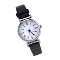 Miniatyrbillede 3 af 8: Elegant Lille Simpel Mode Kvinder Ur Retro Læder Mini Armbåndsur (Sort)