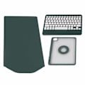 Pikkukuva 3 / 8: Pystynäppäimistö Kotelolla Tummanvihreä Ergonominen Magneettinen Irrotettava Pystynäppäimistö Kotelolla Kynäteline IOS-Tableteille