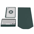 Pikkukuva 1 / 8: Pystynäppäimistö Kotelolla Tummanvihreä Ergonominen Magneettinen Irrotettava Pystynäppäimistö Kotelolla Kynäteline IOS-Tableteille