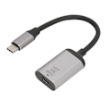 Miniatyrbild 1 av 8: USB C till DisplayPort Adapter 4K 60Hz Aluminiumlegering Plug and Play USB C till Mini DP Adapter för Laptop Telefon Tablet