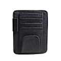 Miniatyrbillede 1 af 8: Bil Solskærm Kort Opbevaring Clip PU Læder Auto Søger Organizer Biltilbehør