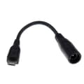 5,5x2,1 mm DC-strømstik til Micro USB han-opladeradapterkabel til tablet