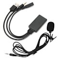 Miniatyrbilde 6 av 8: Bluetooth 5.0 AUX kabeladapter med mikrofon handsfree samtaleerstatning for Ford Focus/Mondeo