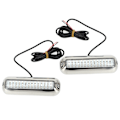 Miniatyrbillede 4 af 8: 2 stk. 42LED Bådhæklys 10‑36V IP68 Vandtæt 1500LM Super Bright Marine Hæklys Blåt Lys