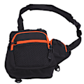 Miniatyrbillede 8 af 8: Polyester Multifunktionel Fiskegrej Crossbody Taske Udendørs Sport Vandreture Rejse Skuldertasker (Sort)