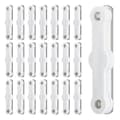 Självhäftande magnetremsor för insektsnät, 22-pack