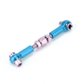 Miniatyrbillede 4 af 8: 6 stk Justerbare Servo Links Tie Rod Sæt til RC Bil 1/10 Buggy Tourning Bil 47mm Tilbehør lyseblå