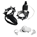 Miniatyrbild 3 av 8: Skyddande Silikonöverdrag Kompatibelt med Oculus Quest 2 VR Touch Controller Handtag Greppfodral Silikon Fullt Skyddande Hylsa