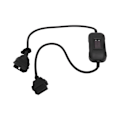 Miniatyrbillede 5 af 8: 12‑24V OBD2 scanneradapterkabel Passer til X431 Easydiag 2.0/3.0 GOLO ABS Varmebestandig til tunge lastbiler Diesel Sort