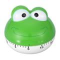 Miniatyrbild 1 av 8: Grön Groda Kökstimer - Söt Manuell Djurformad Kocktimer för Precis Timing