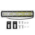 Miniatyrbild 1 av 8: Arbetsbelysning för bil, vitt ljus, 12-24V, 300W, 15 tum LED-ljusramp, ersättning för Jeep, lastbil, SUV, 4-hjuling, båt