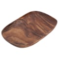 Miniatyrbilde 2 av 8: Tre Serveringsbrett for Snacks og Frukt - Stilig Bordorganisator for Hurtigmat - Dekorativ Tallerken 30x20cm
