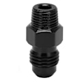 Miniatyrbillede 1 af 8: Brændstofrør lige adapter 4 AN til 1/8 NPT slangerør 6061‑T6 aluminium sort anodiseret
