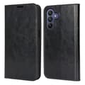 Mobilcover kompatibelt med Samsung Galaxy A17 ægte læder sort