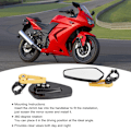 Miniatyrbillede 7 af 8: 22mm Styr Sidespejle til Street Racing Motorcykler Scootere Side View Guld