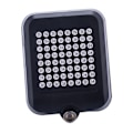Miniatyrbild 3 av 7: Cykelbaklykta LED Blinkers Full Intelligent Sensing Autobroms USB Uppladdningsbart utomhustillbehör Svart