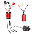 Pikkukuva 4 / 8: SURPASS‑HOBBY 2845 3800KV Moottori + 35A ESC + 6KG Muovivaihteinen Servo (S0600P)