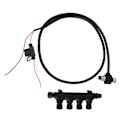 Miniatyrbilde 8 av 8: for NMEA2000-kabel med 4-port T-kontakt 3A sikring 5Pin M12-gjenge 1m lang IP67 Vanntett for Lowrance-nettverk