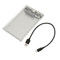 Miniatyrbild 3 av 8: 2,5 tum Hårddiskinneslutning Snabb Överföring 5 Gbps Repskyddande Extern HDD-Fodral Adapter för 2,5 tum SATA Hårddiskar SSD