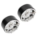Miniatyrbilde 7 av 8: 2 stk RC Aluminiumslegering Beadlock Hjulfelg Nav for SCX10 / TRX4 / TRX6 1/10 RC Bil Oppgraderingsdeler Sølv Svart