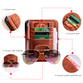 Miniatyrbillede 4 af 8: Bil Solskærm Kort Opbevaring Clip PU Læder Auto Søger Organizer Biltilbehør