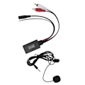 Pikkukuva 6 / 8: Auton Bluetooth AUX langaton adapteri 2 RCA -äänitulolla handsfree-mikrofonilla Kenwoodille