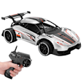 Pikkukuva 8 / 8: 1/16 2.4G Alloy Nopea Drifting Langaton Leikkiauto Kilpa-auto 8003silver