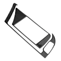 Miniatyrbild 4 av 8: Kolfiber Inredning GPS Navigator Panel Ram Cover Trim för Audi B8 A4 A5 S4 S5