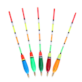 Miniatyrbilde 3 av 8: 5 stk. Fiskeflytere i flere farger, Balsa Tre, Bite Indicator, Fiskeutstyr (6+2g)