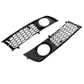 Miniatyrbilde 4 av 8: 2 stk Bil Front Bumper Tåkelysgrill Nedre Side Tåkelysgrill for Audi A4 B6 2002-2005