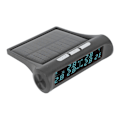 Miniatyrbild 3 av 8: Trådlös solenergi TPMS LCD-skärm 6-sensor däcktrycksövervakningssystem IP68 vattentät monitor för husbilsvagnar skåpbil SUV pickupbuss