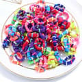 Pikkukuva 7 / 9: 【BEMS】100 pehmeää hiuslenkkiä, hiuslenkit MultiColor NR 1 MultiColor NR 1