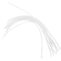 Miniatyrbillede 6 af 8: 10 stk Hvide 50LB Fiske Loops Connector Fly Loop Line Fiskegrej Tilbehør