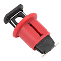 Miniatyrbillede 4 af 8: Elektrisk Afbryderlås Miniature Sikkerhedsknaptype Spænde Isolationsenhed