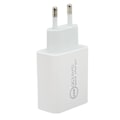 Miniatyrbillede 8 af 8: 20W QC3.0 PD Hurtiglader Dobbelt Port Hurtigopladningshastighed Oplader til Dji Avata AC 100‑240V Hvid EU Stik 85x43x24mm