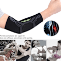 Miniatyrbillede 7 af 8: Sort Sports Albue Støtte Ærme - Unisex Arm Beskytter