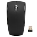 Miniatyrbillede 1 af 8: Foldbar Trådløs Mus Bærbar Kompakt 2.4G Trådløs Foldbar Mus 1600dpi Mat Kontor Gaming Mus Sort