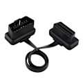 Miniatyrbillede 5 af 8: Bil Auto 16-polet Han til Hun OBD2 Forlængerkabel Diagnostisk Adapter 30 cm/12 tommer Længde