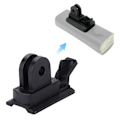 Miniatyrbillede 8 af 8: Adapter til cykelforlygte-lommelygteholder til cykelcomputermontering (til Gaciron)