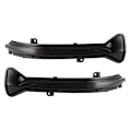 Miniatyrbilde 2 av 8: LED Dynamiske Flytende Blinklys Vinger Bakkespeilindikator Passer for 5/6/7 Serie G30 G31 G32 G11 G12