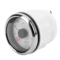 Pikkukuva 4 / 8: 52 mm:n merikäyttöön tarkoitettu jännitemittari 8–16 V osoitin 7 värin taustavalo IP67 vedenpitävä volttimittari veneeseen matkailuautoon autoon 9–32 V valkoinen